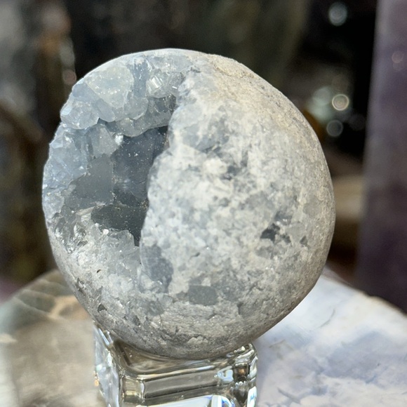 Celestite Crystal Cluster! - Picture 4 of 6